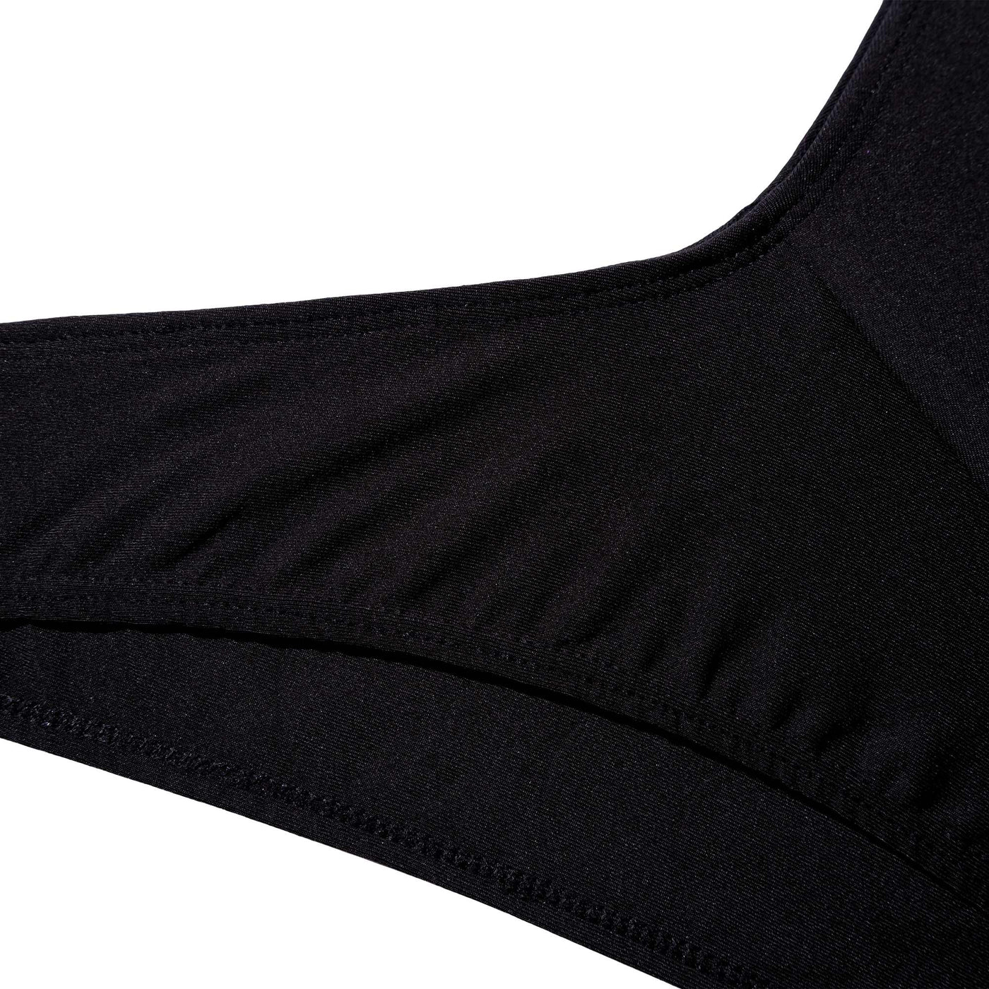 Underprotection bikini tanga in black made of polyester (Recycled)