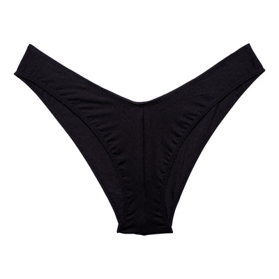 Underprotection bikini tanga in black made of polyester (Recycled)