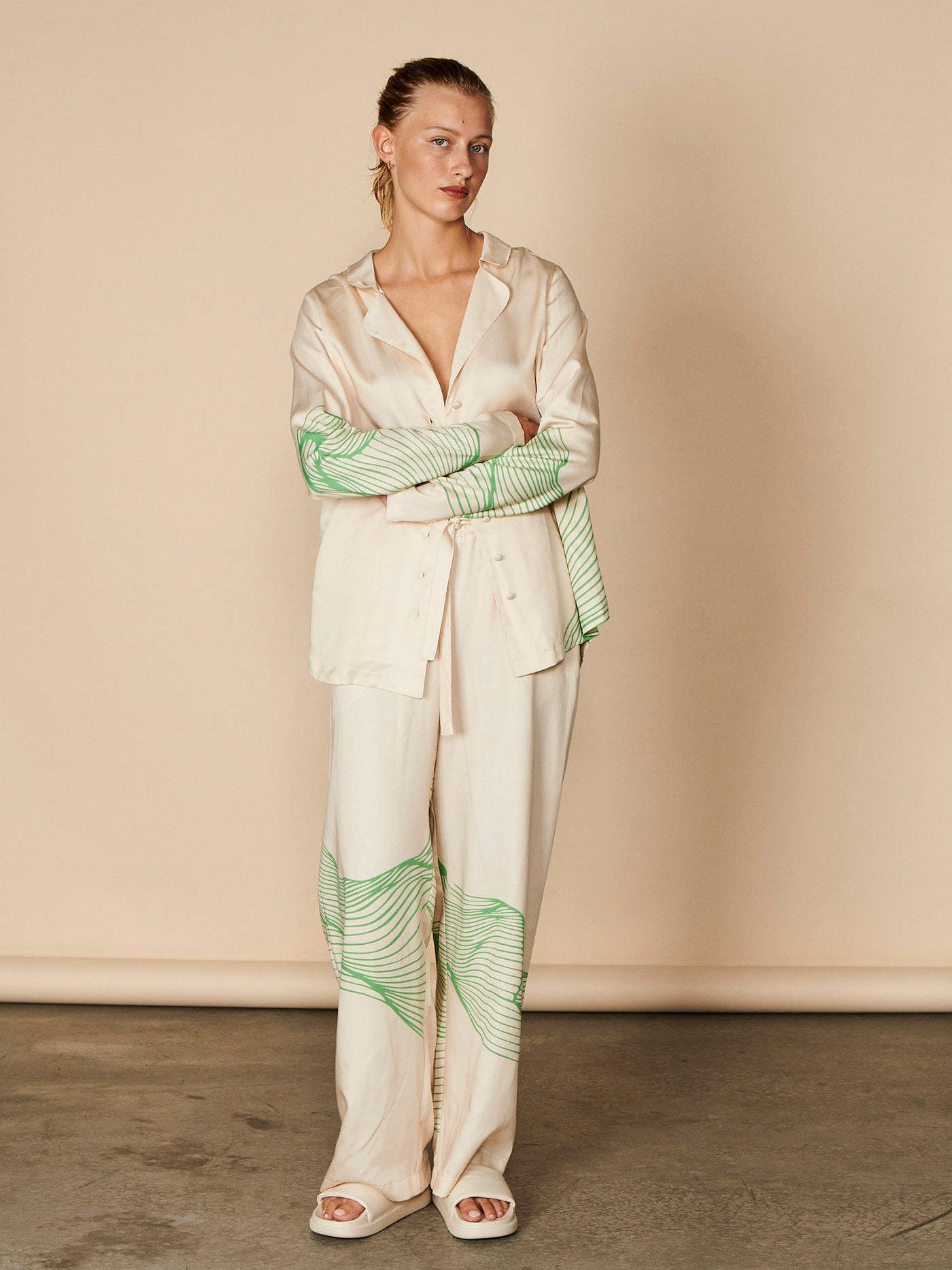 TRINE PANTS GREEN